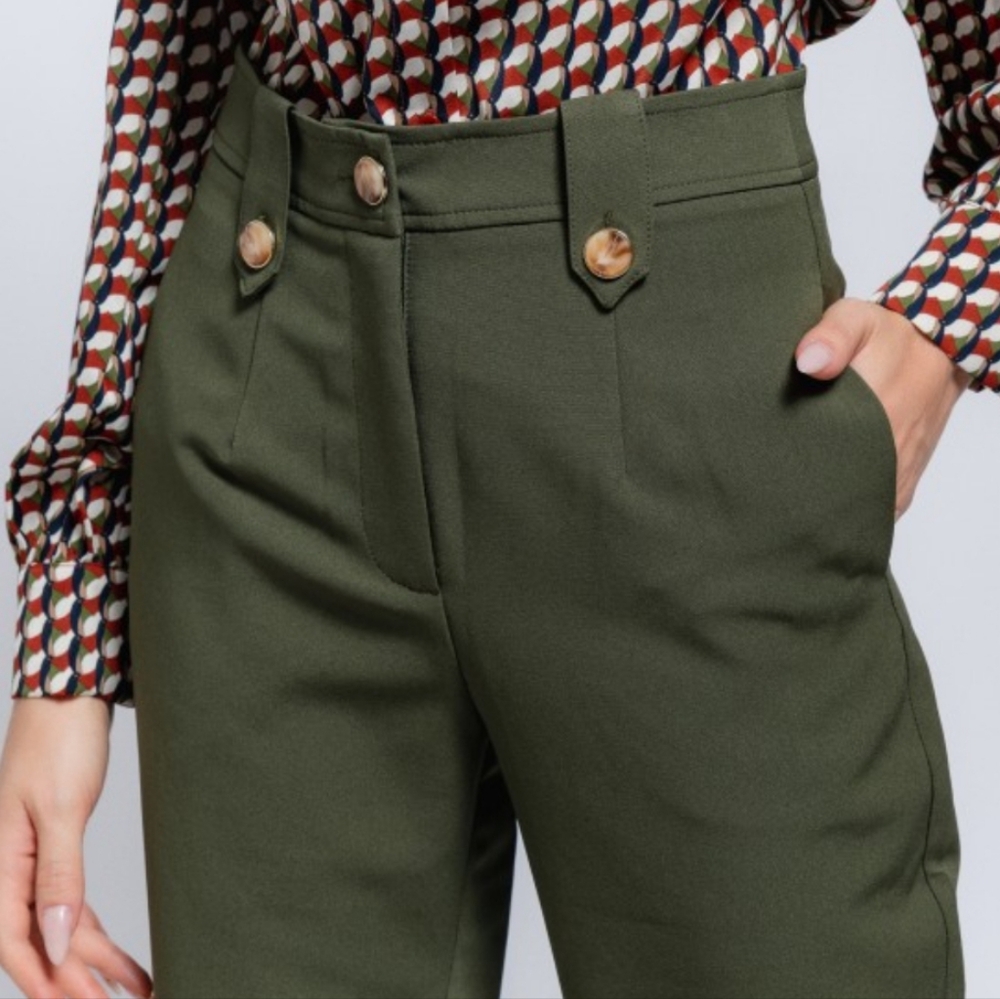 SMF Wide Leg Pants. Tall fit.  Sz 12 UK. (Sz 8 USA).  NWTs